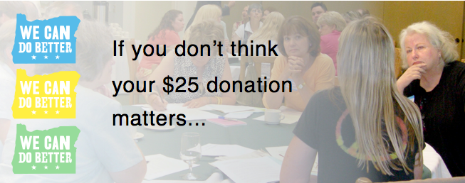 If you don’t think your $25 donation  matters...