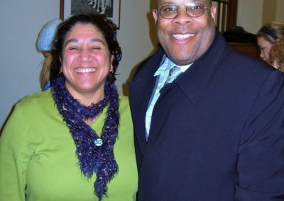 Liz Baxter and Rev. Johnson